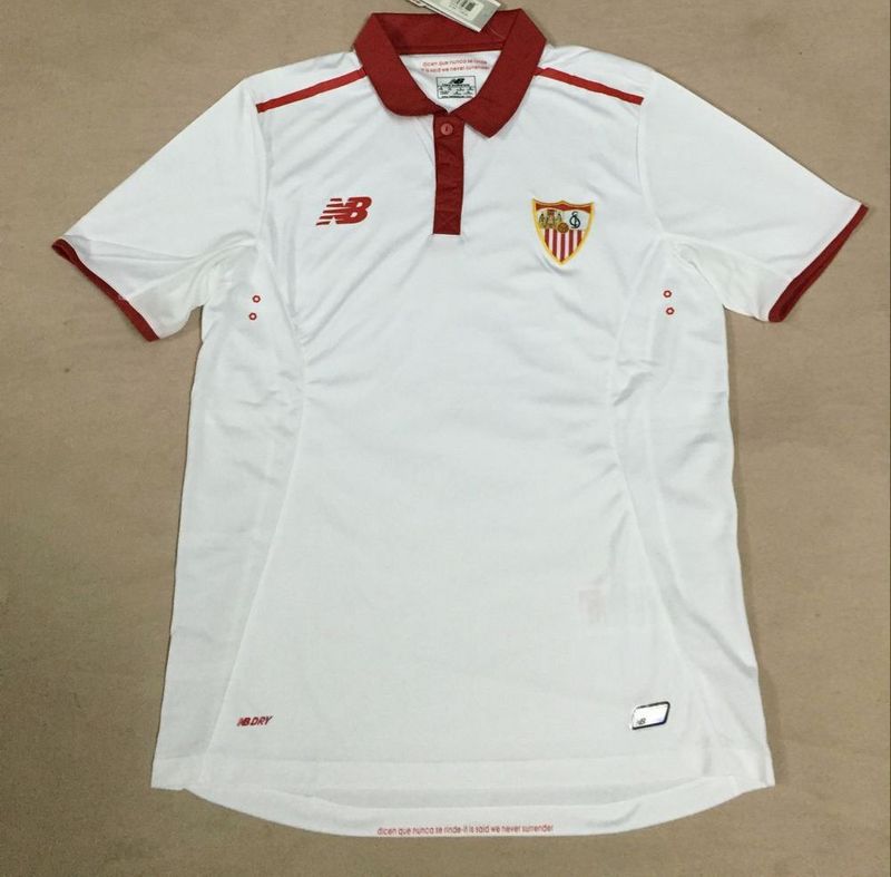 Authentic Elite Series Sevilla Home 2016-17 Soccer Jersey Shirt