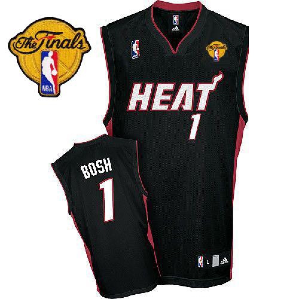 Collector's Item Premium Men's Heat #1 Chris Black Basketball Jersey