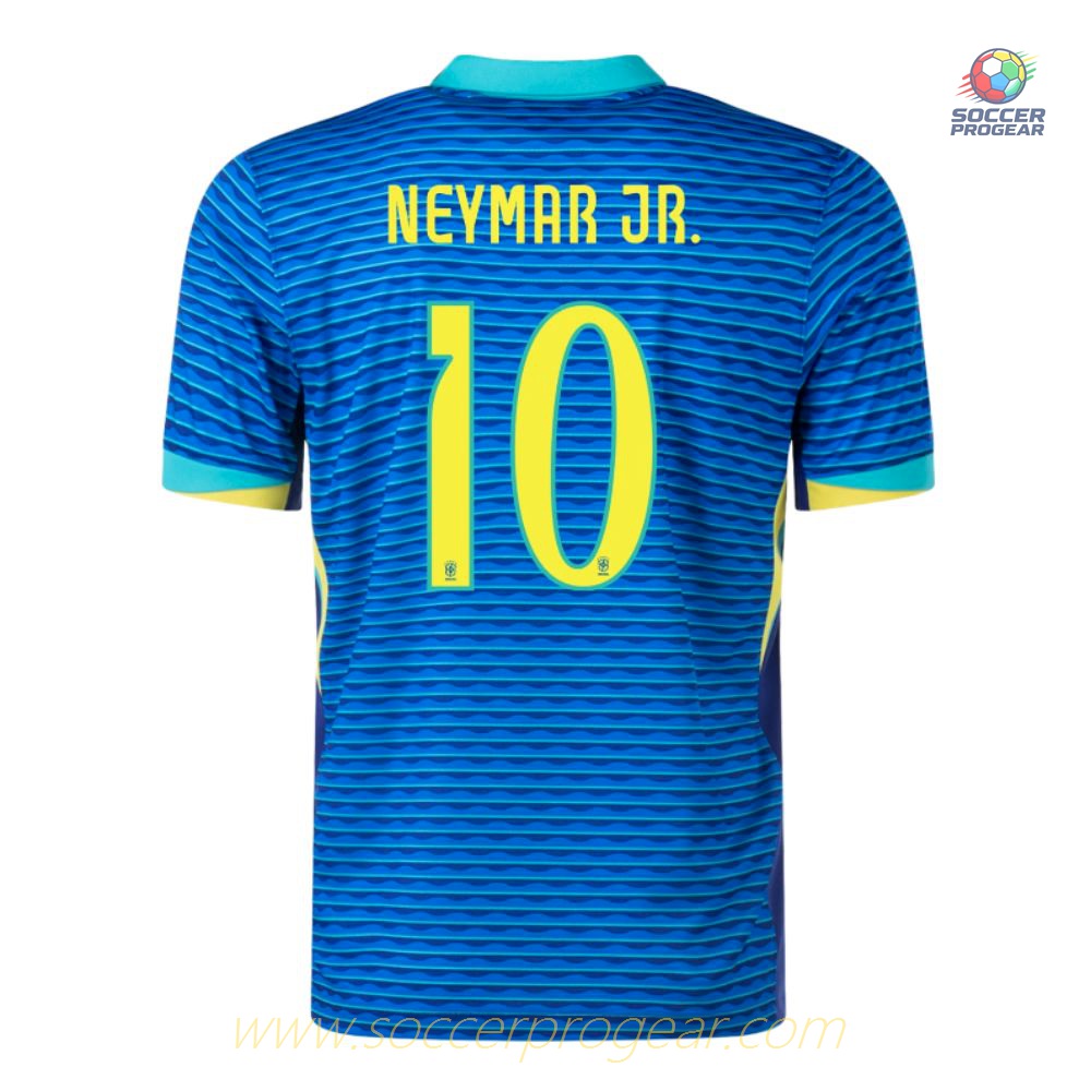 Brazil Child Away Football Shirt Football Jersey 2024-2025 Season Neymar Jr.