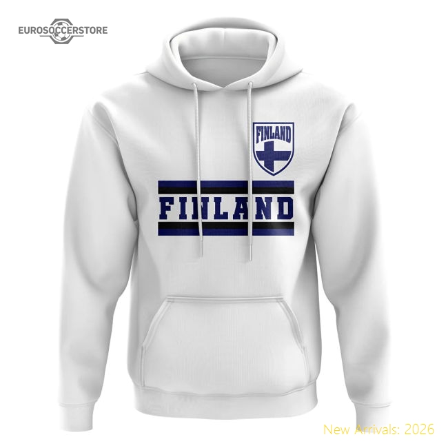 Finland Core Football Country Hoody (White)