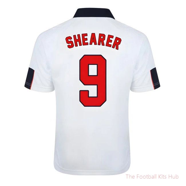 Score Draw England World Cup 1998 Home Shirt (Shearer 9)