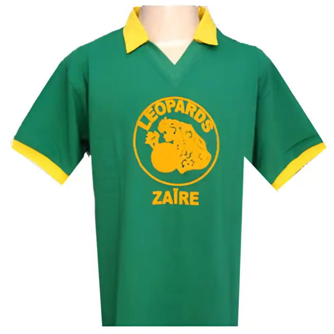 Exclusive-Design Match-Ready Zaire 1974 World Cup Retro Football Shirt