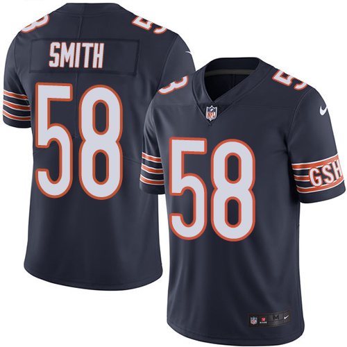 NFL CHI Bears Roquan Smith #58 Navy Limited Game Jersey - Premium