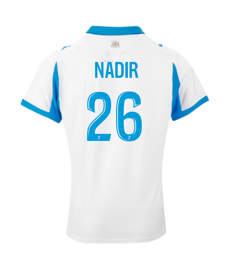 Marseille Home NADIR 26 Football Jersey for the 25-26 Season