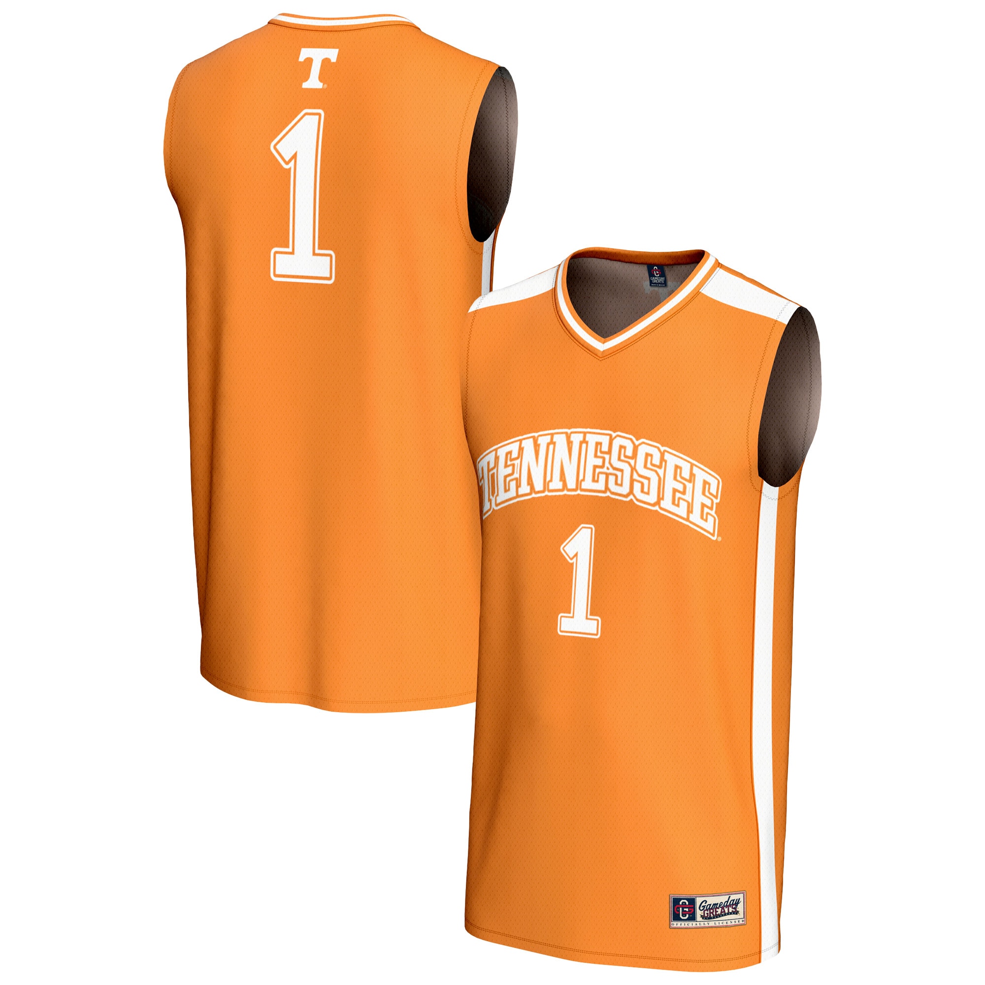 [NJP] Women's Tennessee Volunteers GameDay Greats Lightweight Collegiate Basketball Fashion Jersey - Tennessee Orange