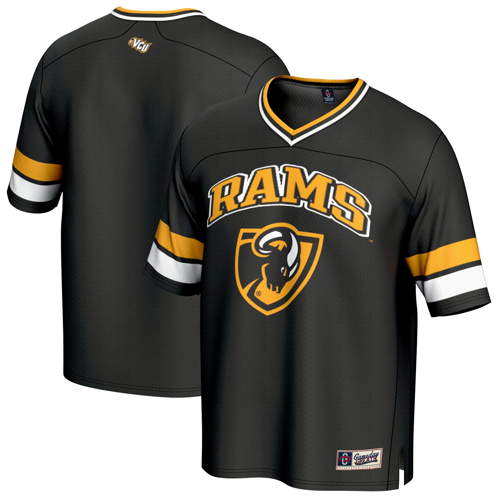 VCU Rams GameDay Greats Youth Spirit Football Jersey - Black