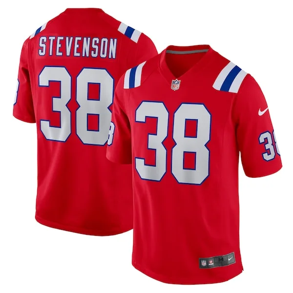 New England Patriots Game NFL Jersey - Red | High-Quality Football ...