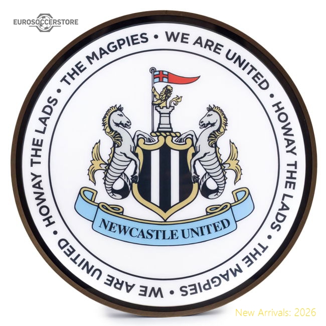 Superior Newcastle United Fc 12 Inch Led Wall Light - Official Edition