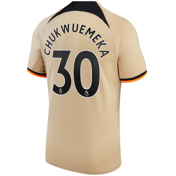 Chelsea Chukwuemeka 2022-2023 UCL Third Jersey – Authentic Shirt