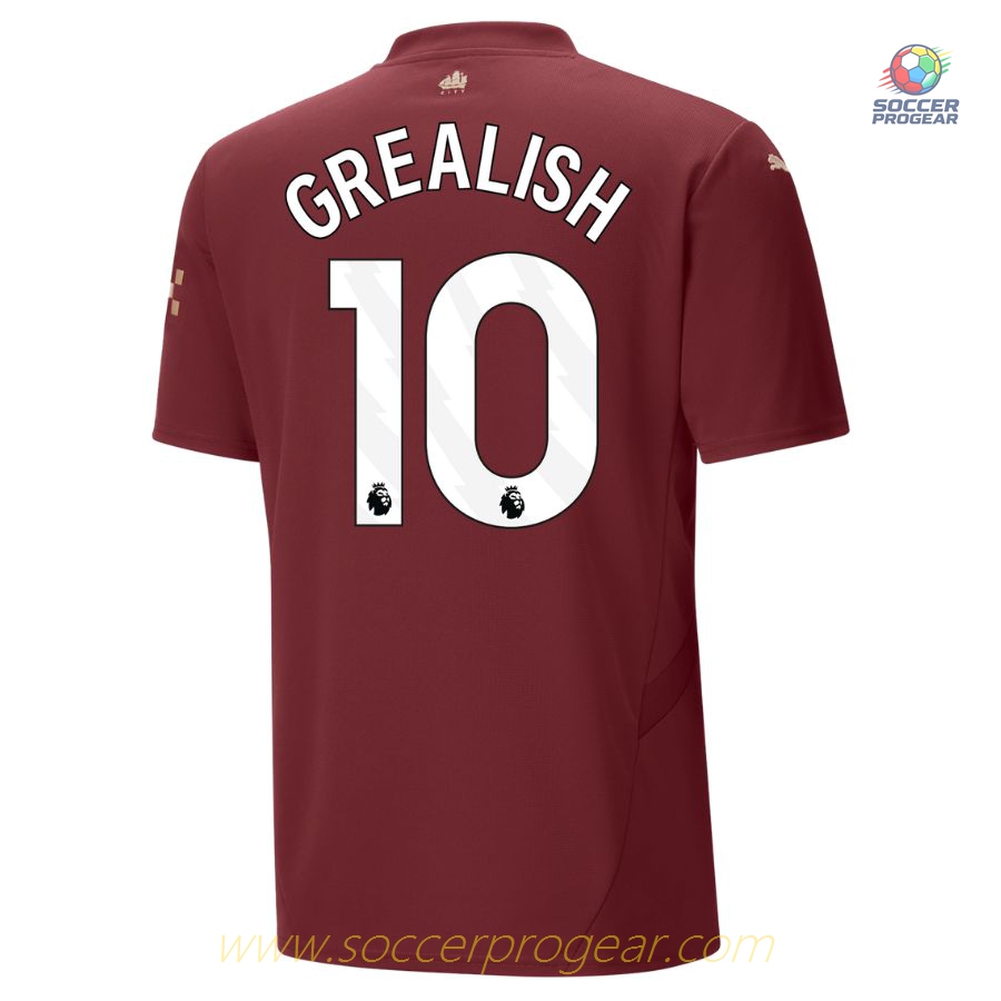 Manchester City Third Team Shirt 2024-2025 Season Grealish