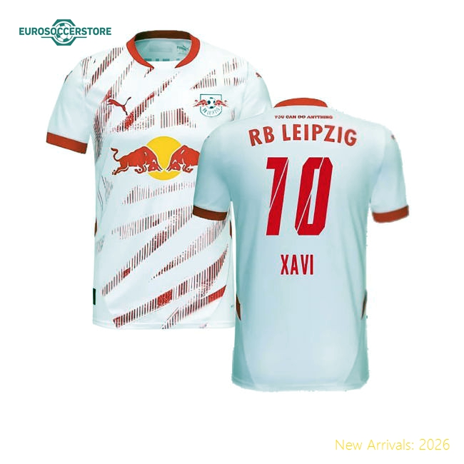 2024-2025 Red Bull Leipzig Home Shirt (Kids) (Xavi 10)