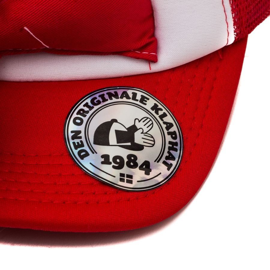 Denmark Clapping Hat Red/pure White In Multiple Adult Sizes