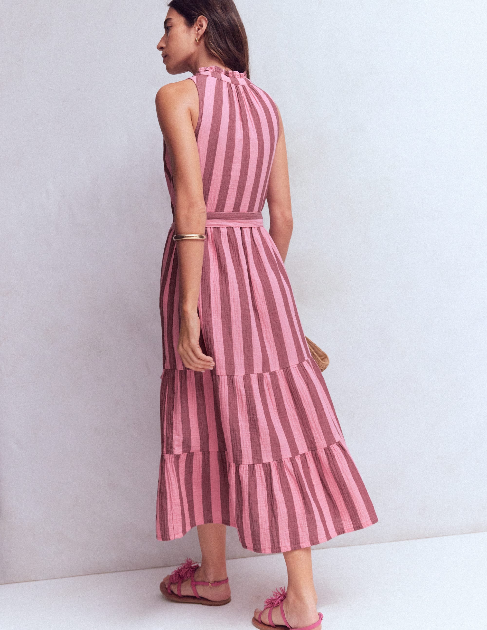 Viv Double Cloth Maxi Dress