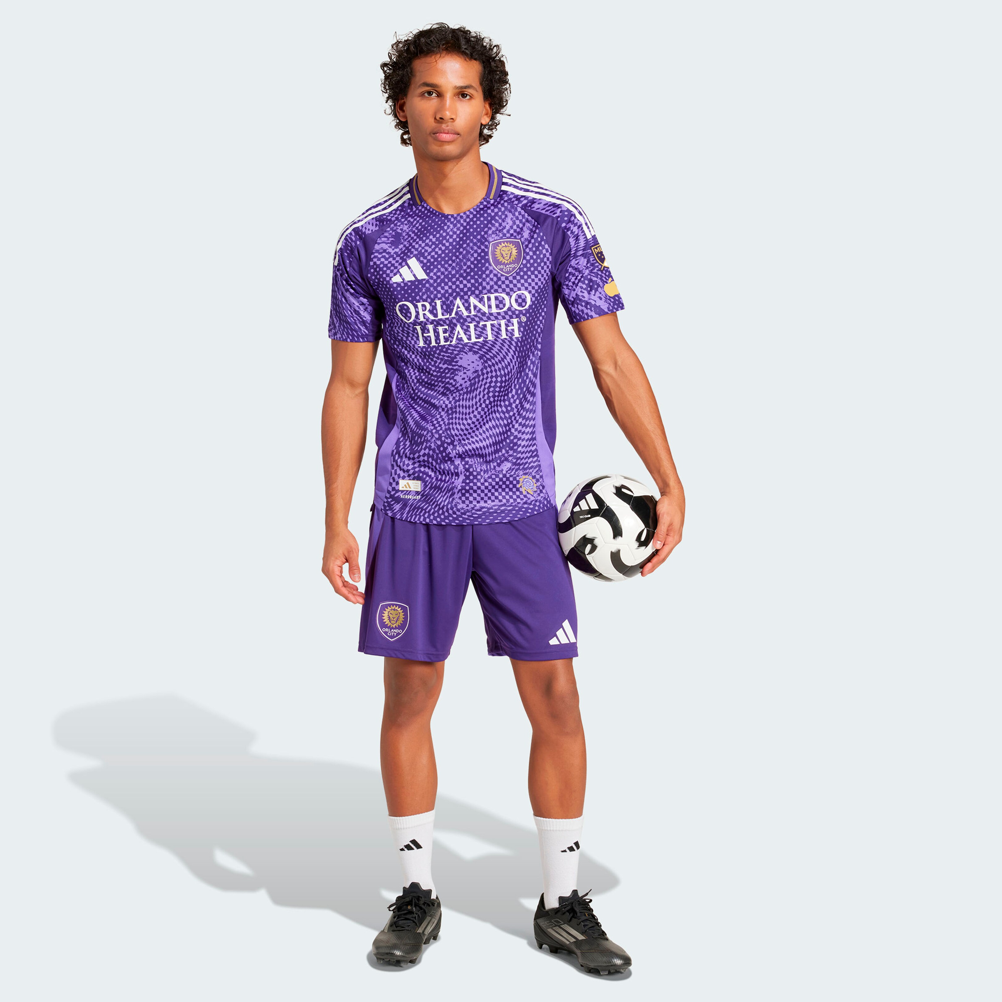 [LK] Orlando City SC 2025 Perfect Storm On-Field Authentic Patch Jersey - Purple