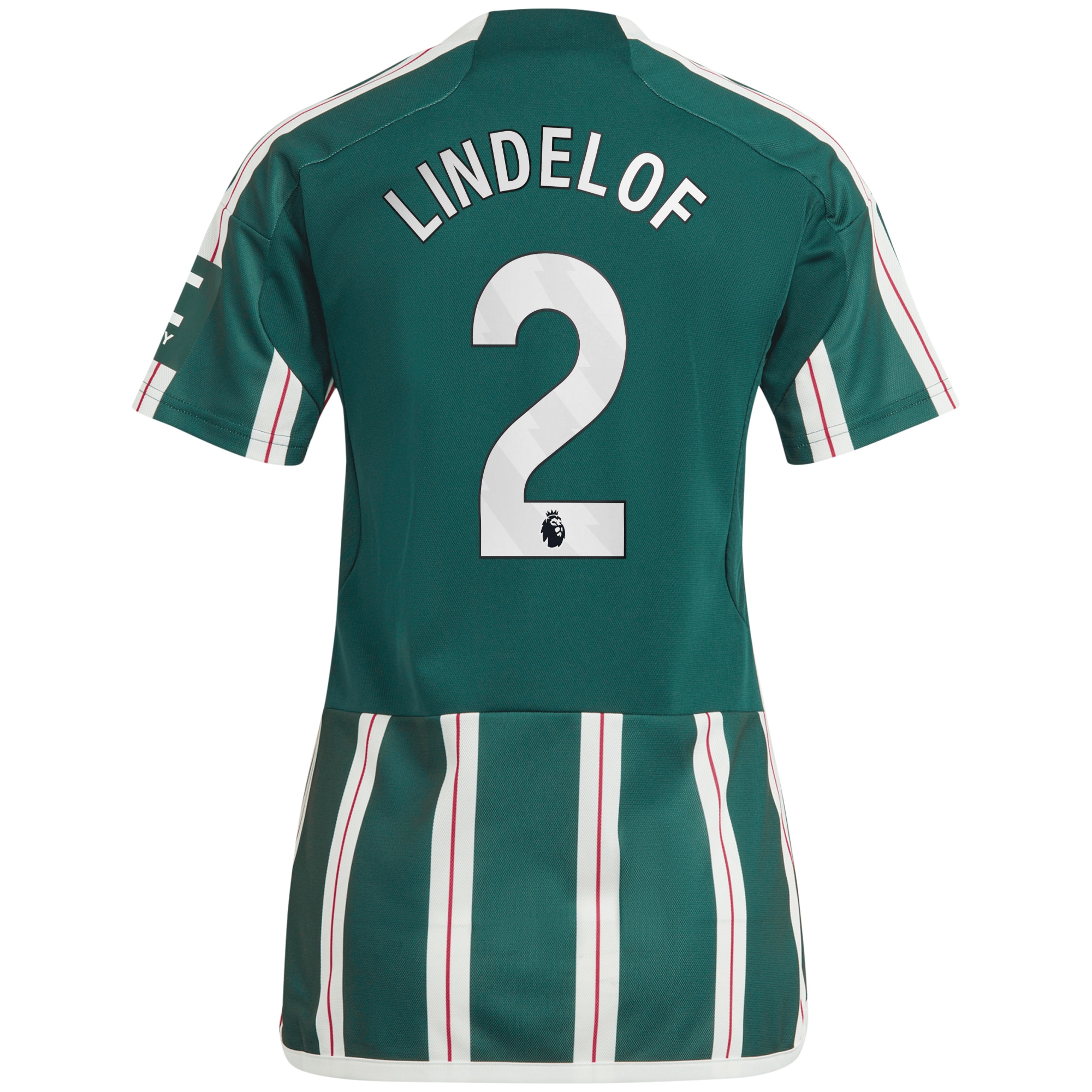 [SJH] Victor Lindelof Manchester United Women's 2023/24 Away Replica Player Jersey - Green