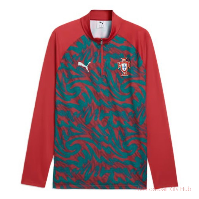 [LK] 2026/27 Portugal Warm Up 1/4 Zip Top (Red)