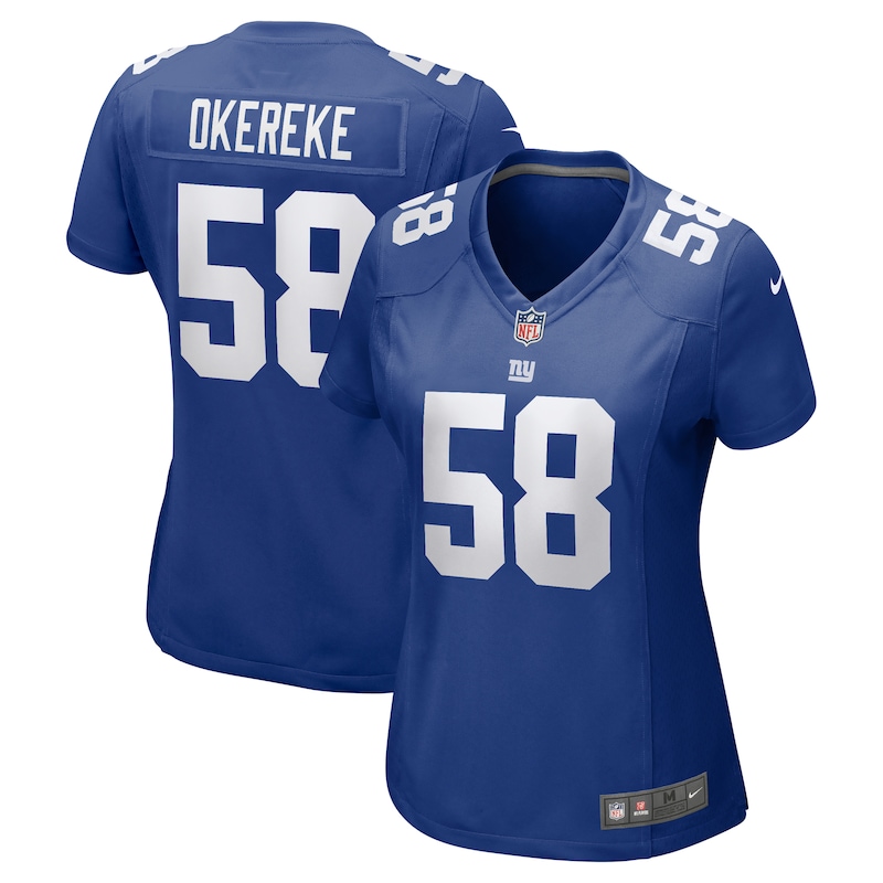 None Bobby Okereke New York Giants Powerhouse Team Authentic Jersey