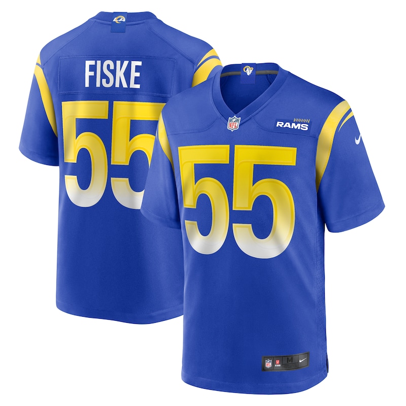 None Braden Fiske Los Angeles Rams Legendary Game Jersey Game Day Wear