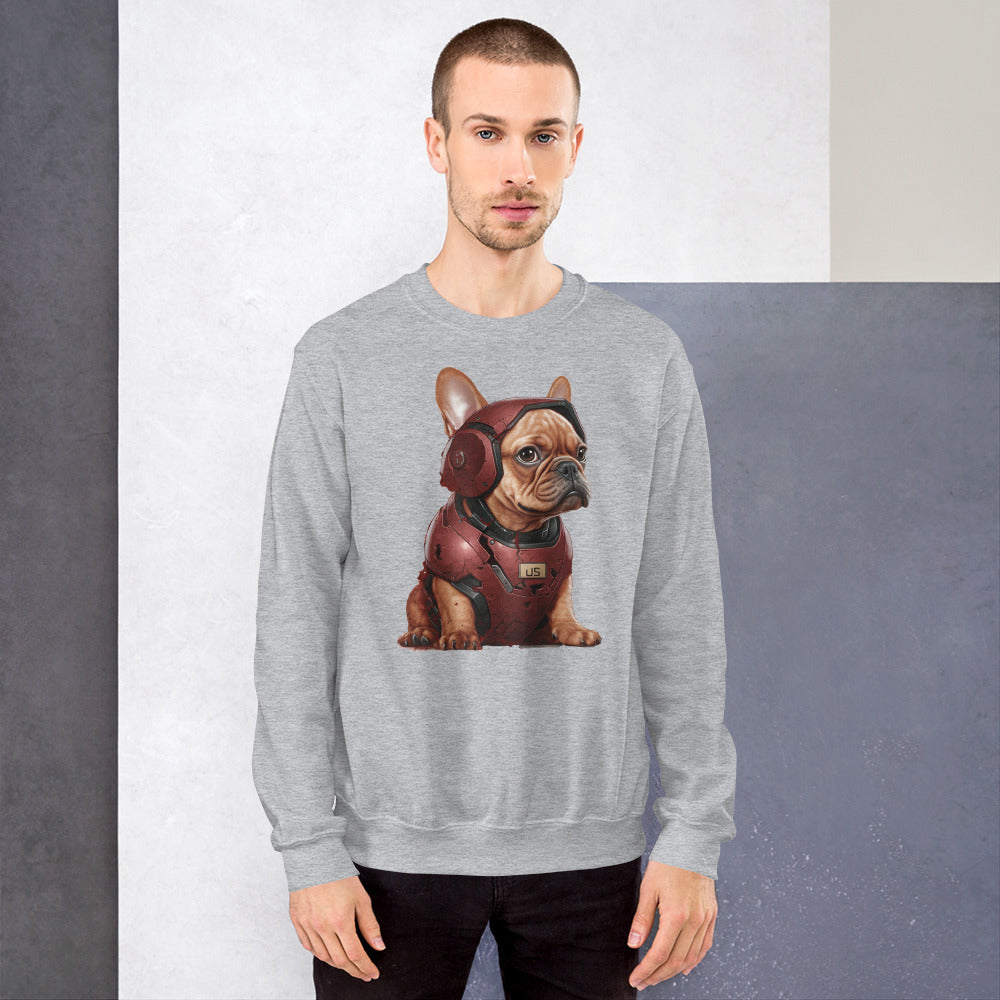 French Bulldog Cozy Frenchie Unisex Sweatshirt For Dog Lovers Durable Dog Item