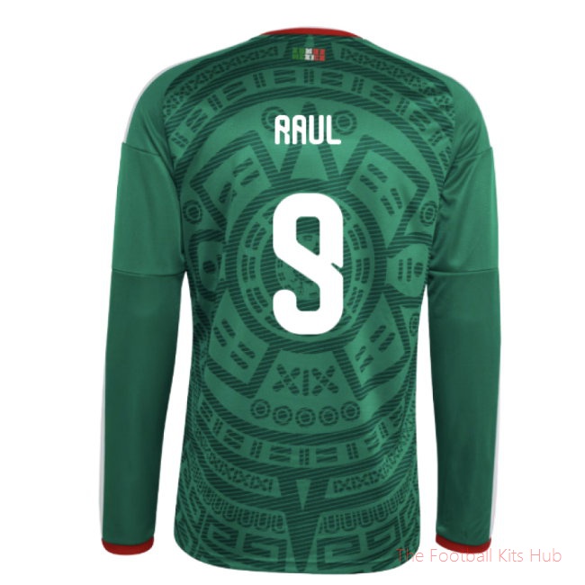 [JED] 2026/27 Mexico Long Sleeve Home Shirt (Raul 9)