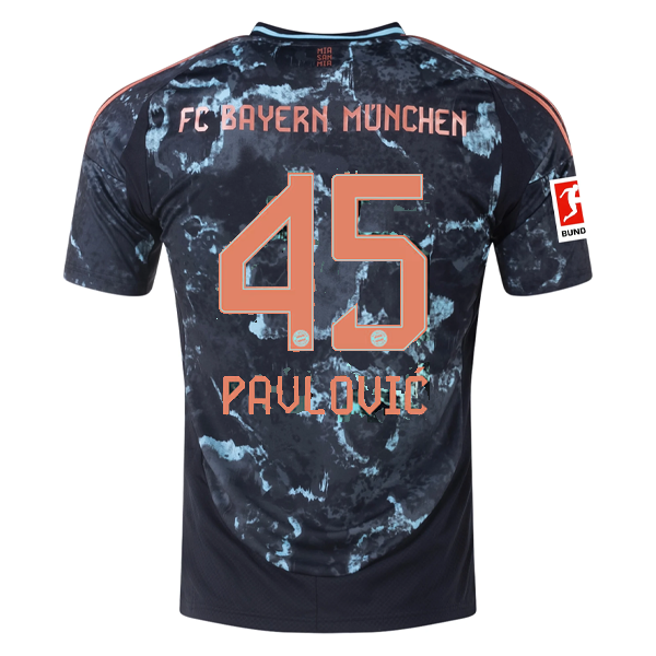Bayern Munich Munich 2024-2025 Bun Away Jersey – Authentic Shirt