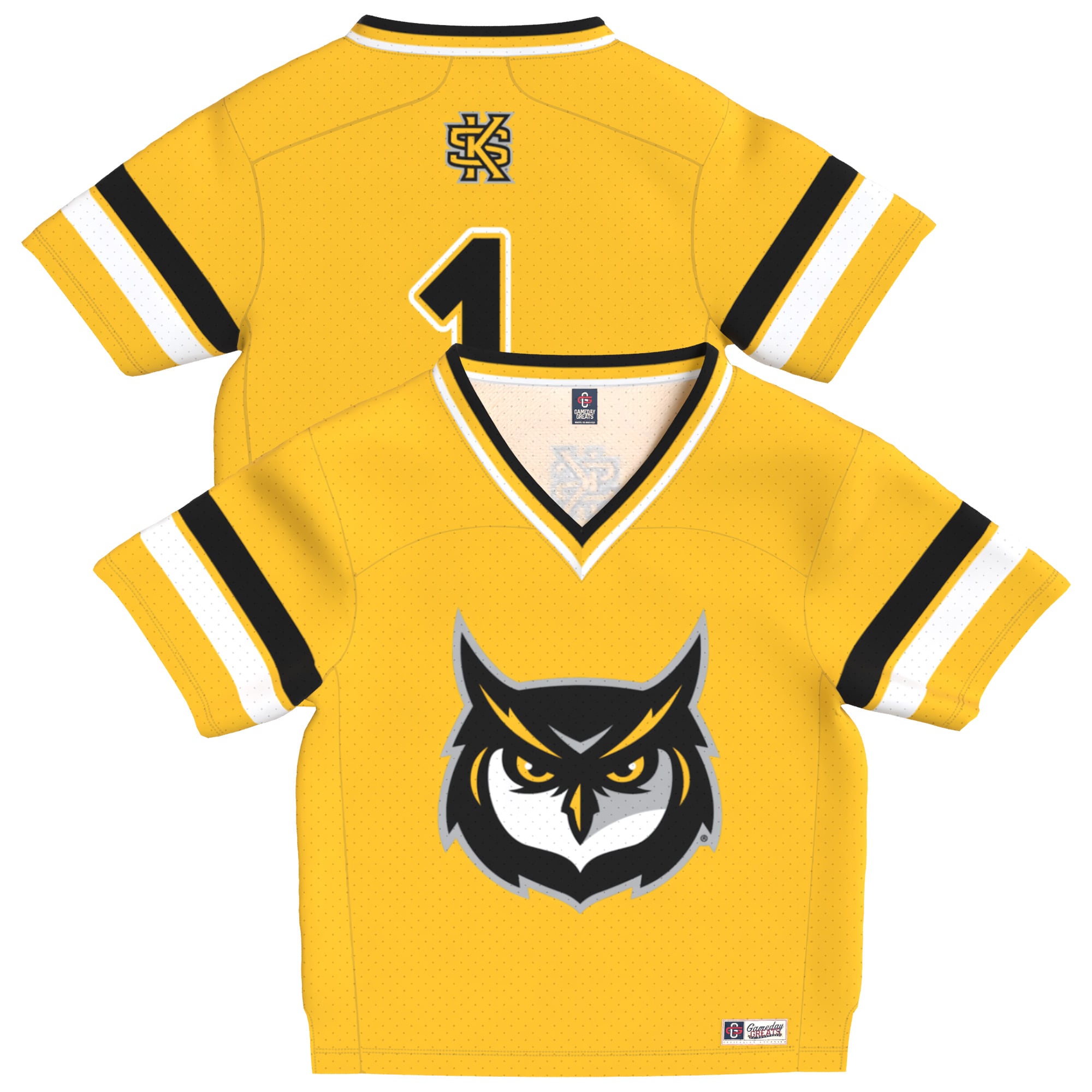Infant Gold Kennesaw State Owls Lightweight Collegiate Football Fashion Jersey