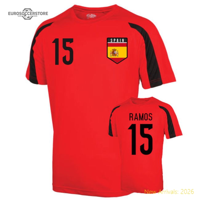 Spain Sports Training Fan Wear Jersey Game Ready