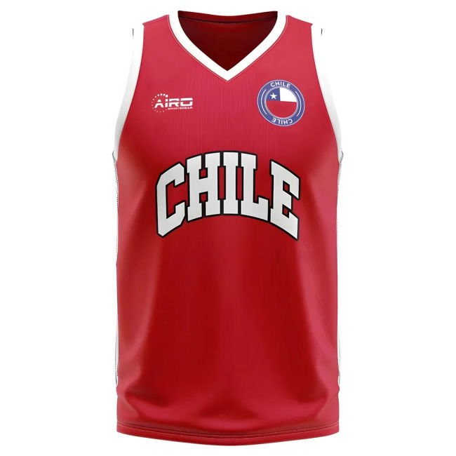 Premium Chile Home Concept Basketball Shirt High Kit Team