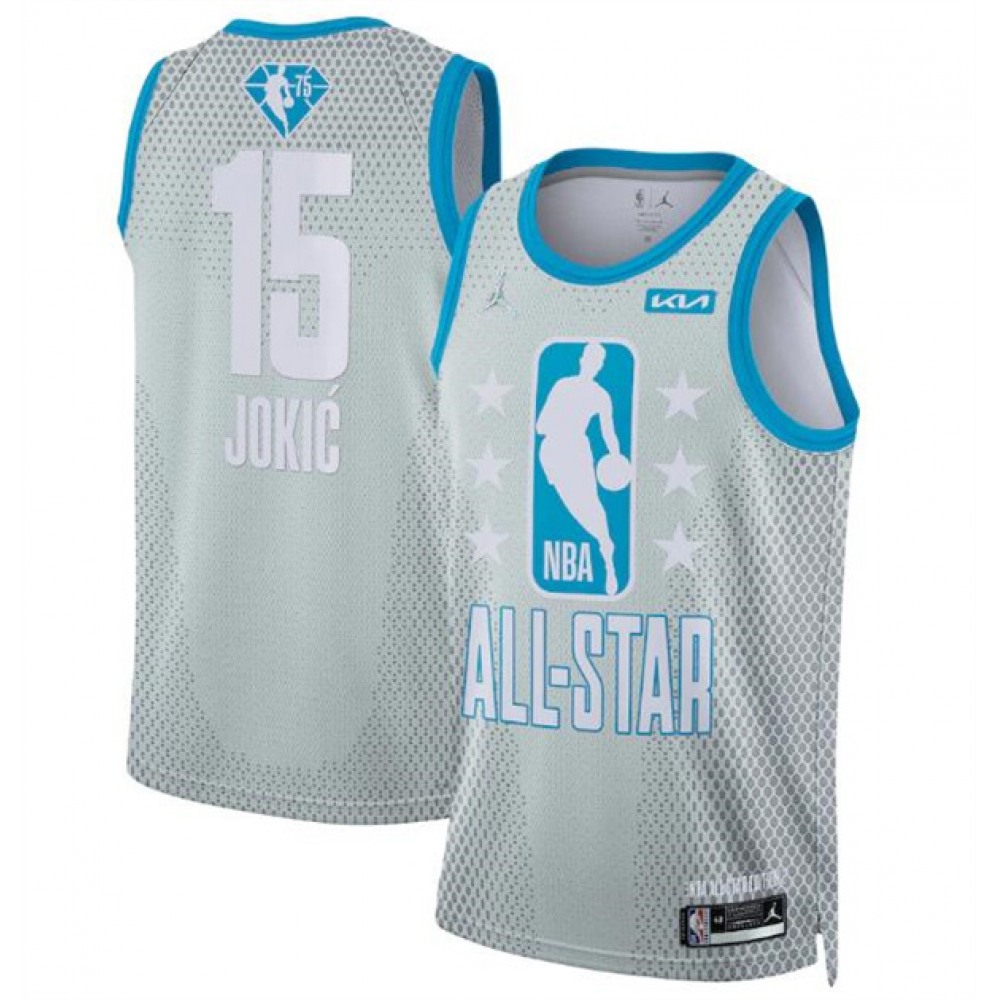 Pro Grade Jersey Nikola Jokic15 - Gray - Must-Have Jersey