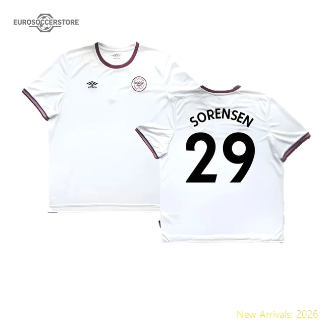 Brentford 2021-22 Third Shirt ((Excellent) 3XL) (SORENSEN 29)