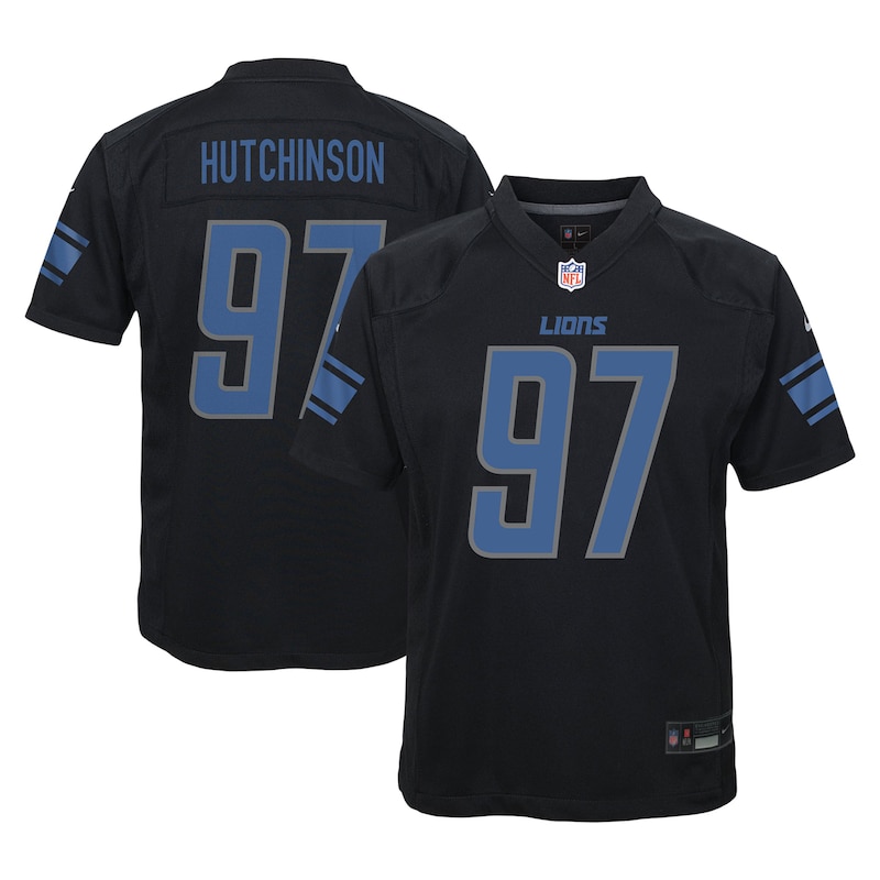 None Aidan Hutchinson DET Lions Classic Premium Material Jersey