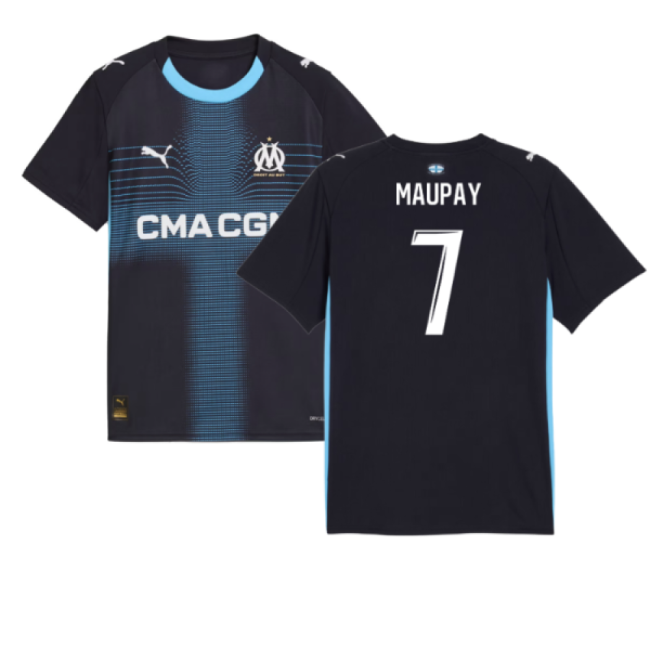 Marseille Marseille Away Shirt Kids Maupay #7 Durable Material Off...