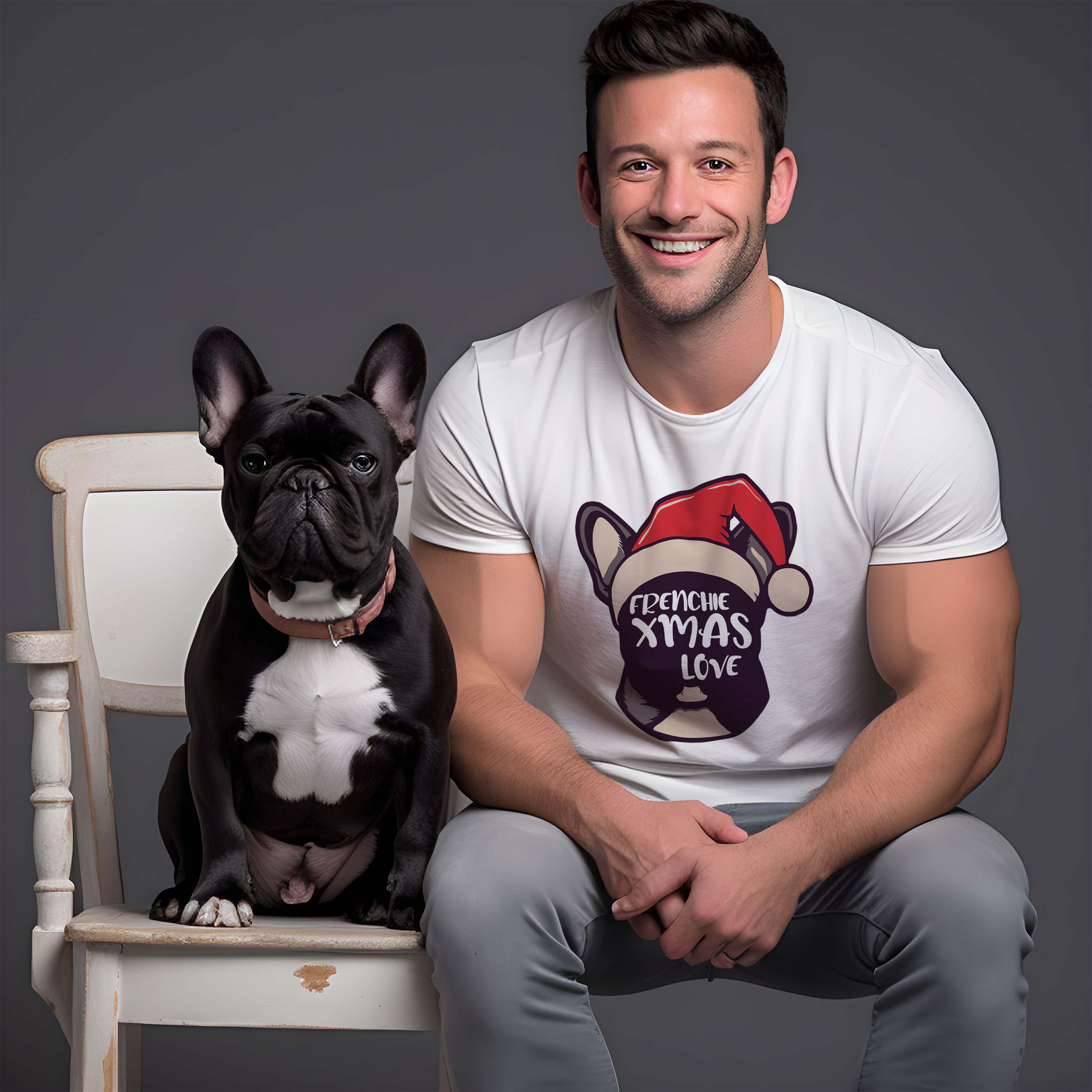 Cozy Pet-Lover Xmas - Unisex T-shirt for Casual Outings Durable
