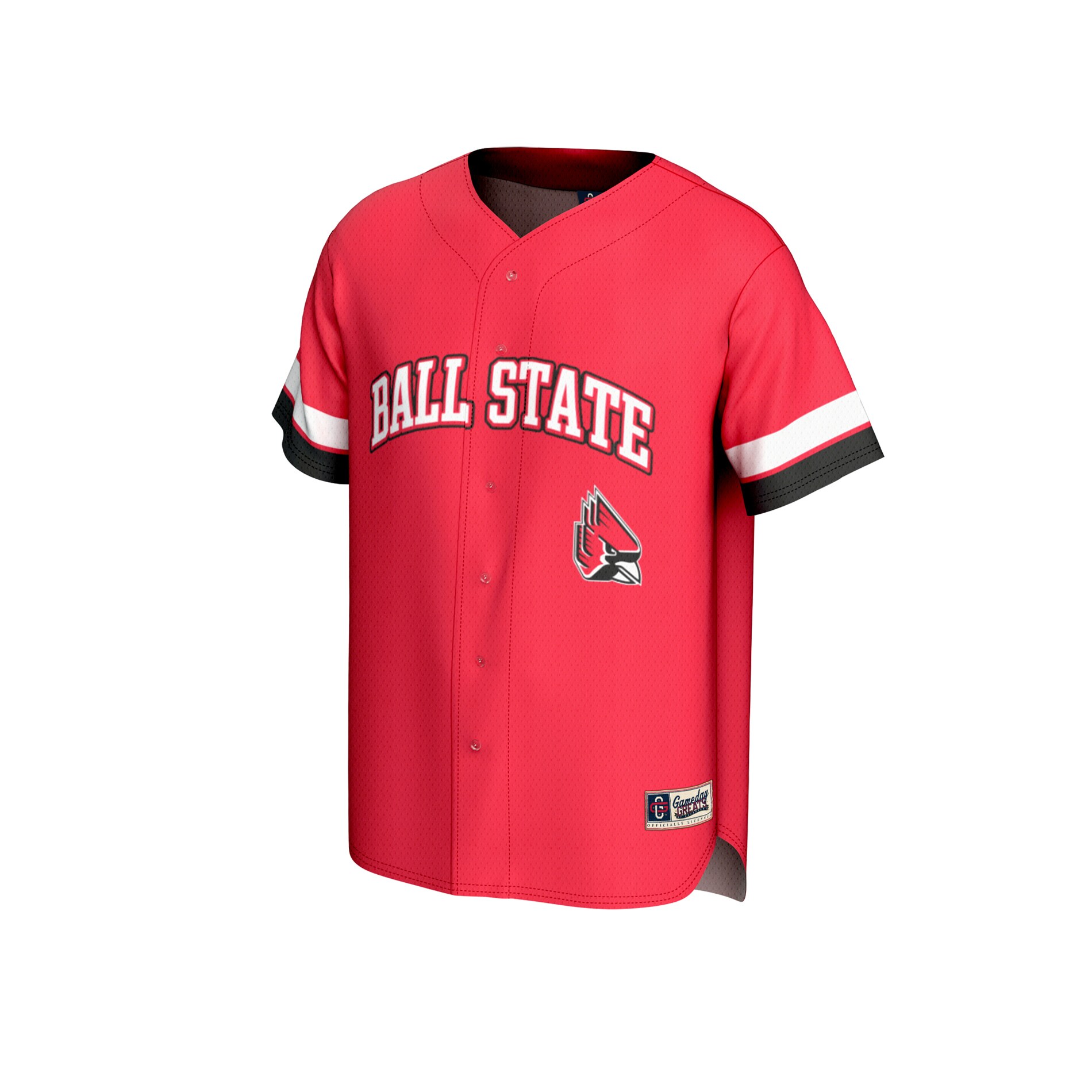 [NJP] Ball State Cardinals GameDay Greats Unisex Spirit Baseball Jersey - Cardinal