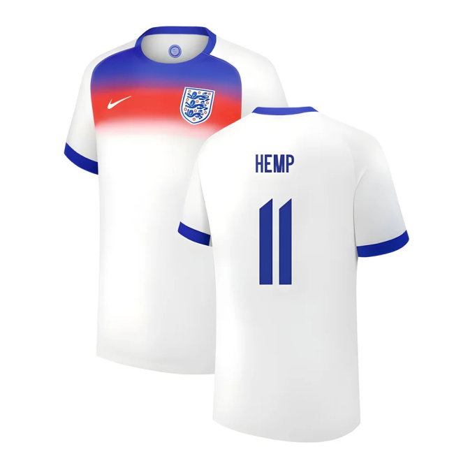 2025 England Womens Team Home Shirt (Unisex) (HEMP 11)