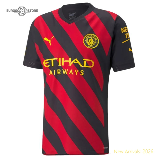 2022-2023 Man City Authentic Road Premium Shirt HAALAND 9
