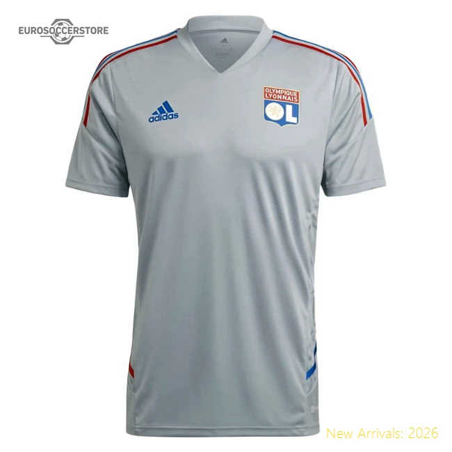 Genuine 2022-2023 Olympique Lyon Training Jersey (Halo Silver) (Castello Jr