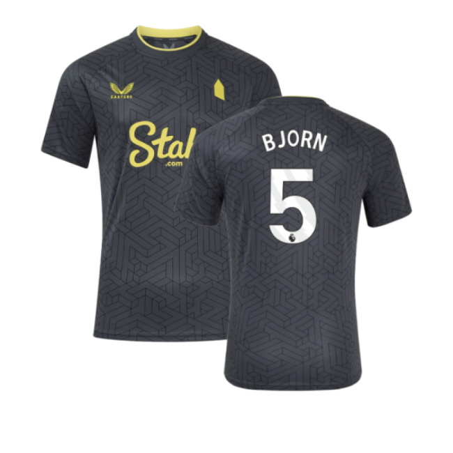 Authentic 2024-2025 Everton Away Shirt (bjorn 5) - Premium Quality