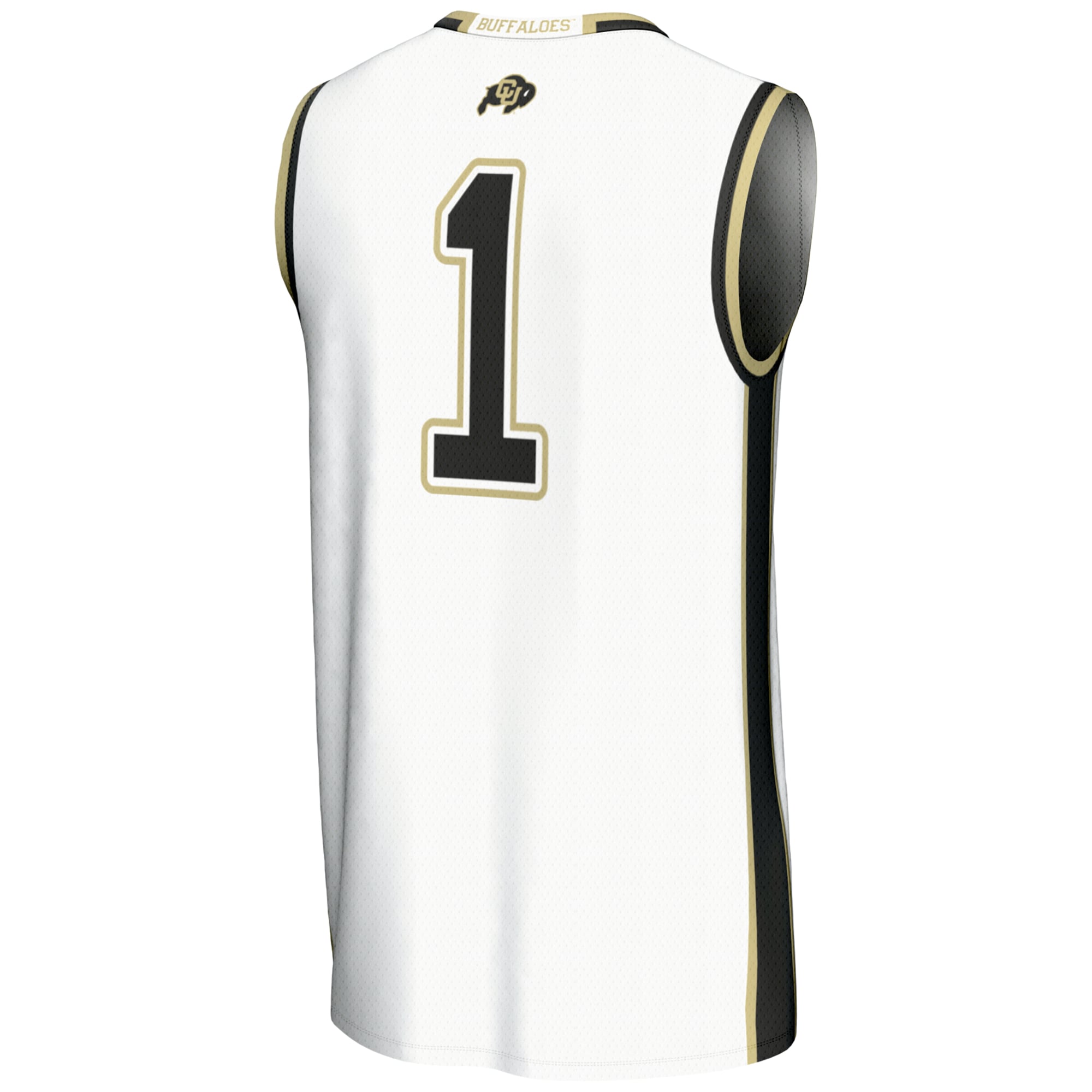 #1 Colorado Buffaloes GameDay Greats Youth Lightweight Replica Basketball Jersey - White