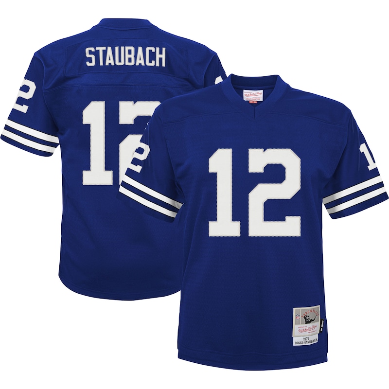 None Roger Staubach DAL Cowboys Durable Game-Day Essential Football Ap