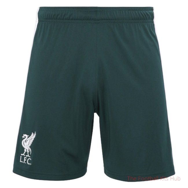 [EFKS] 2026-2027 Liverpool Home Goalkeeper Shorts Aurora Ivy - Kids