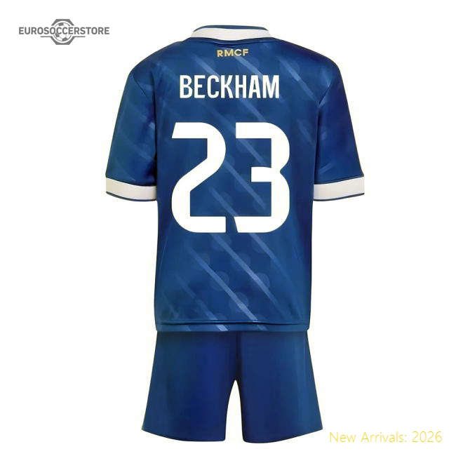 Real Madrid Top-tier Beckham Third Jersey Comfortable Official Design
