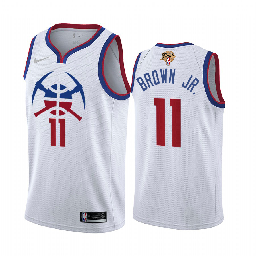 White DEN Denver Nuggets #11 High-Quality Jersey Basketball Jersey