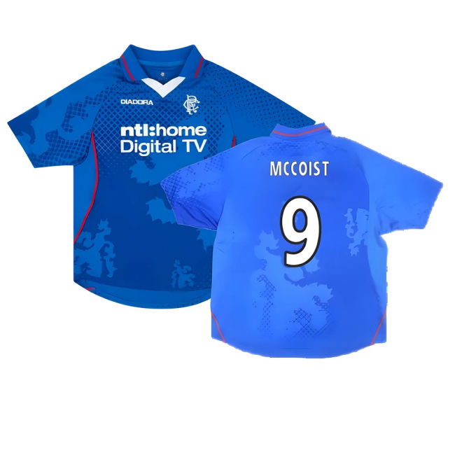 Official Rangers Fc Primary Kit Rangers 200 #2 Retro Collection (v9)