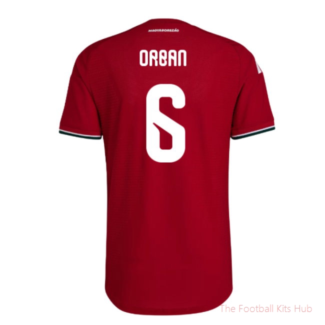 2026-2027 Hungary Authentic Home Shirt (Orban 6)