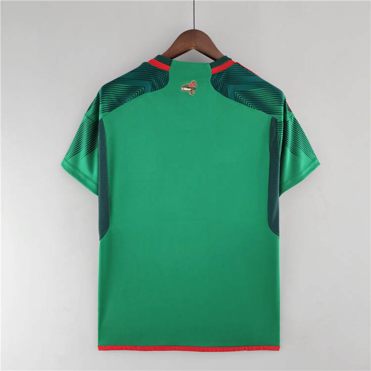 Durable 2022 MEXICO HOME GREEN SOCCER JERSEY FOOTBALL SHIRT
