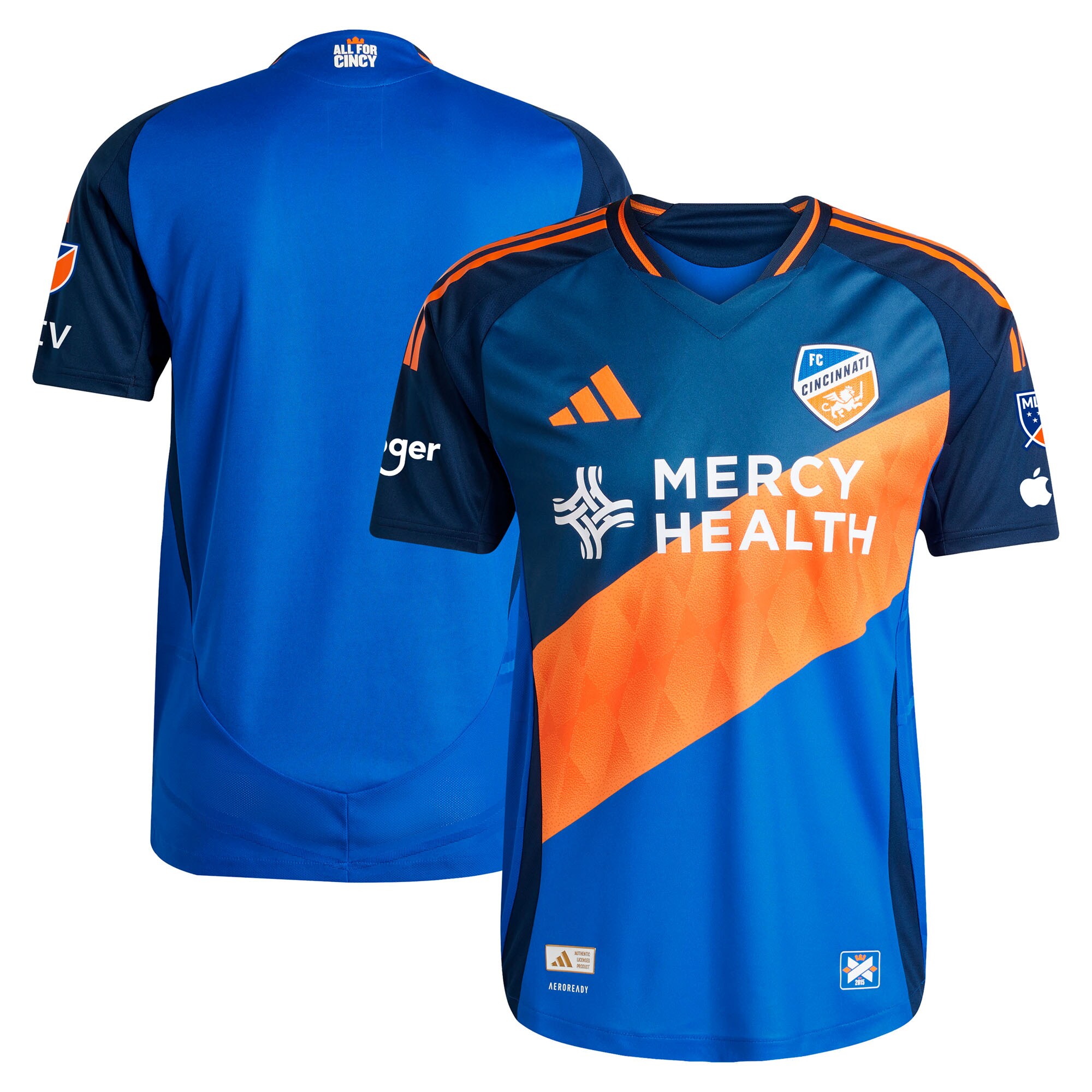[SJH] FC Cincinnati 2025 Orange and Blue Legacy Kit Authentic Jersey - Blue
