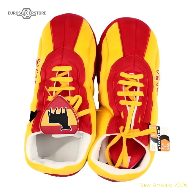 One Size Spain Sloffies Team Red Supporter Version In Multiple Sizes