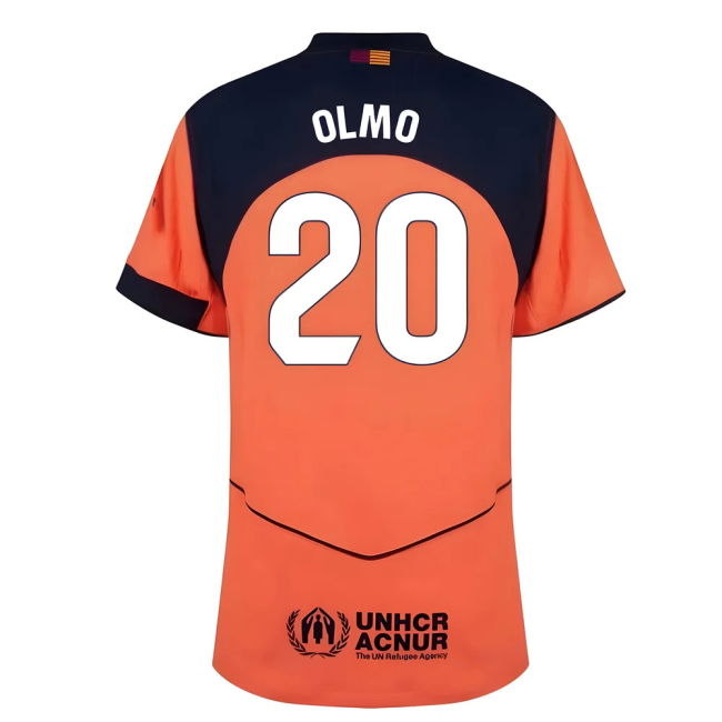 Camiseta Barcelona 2025-2026 Tercer Hombres - Oficial Con Olmo 20