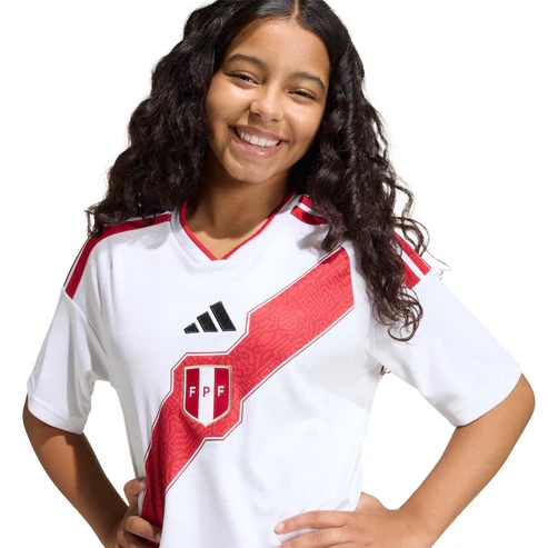 Peru 2026 Home Youth Jersey - Kene Art Heritage Junior Kit